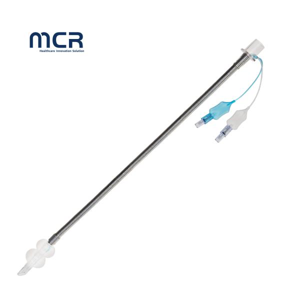 Double Cuff Laser Resistant Endotracheal Tube With Double In Pilot Bag