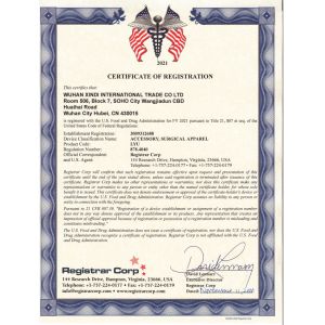Wuhan Xindi International Trade Co., Ltd. Certifications