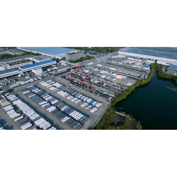 Industrial Transportation Semi-Trailer Large 60000 Liter Aluminum Alloy Hydraulic Oil Storage Tanks