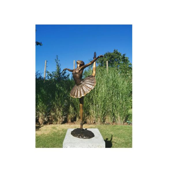 Buy Decoration Garden Art Bronze Antique Ballerina Sculpture at wholesale prices