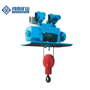 Traveling 50hz Electric Wire Rope Hoist 16Ton Double Lifting Speed