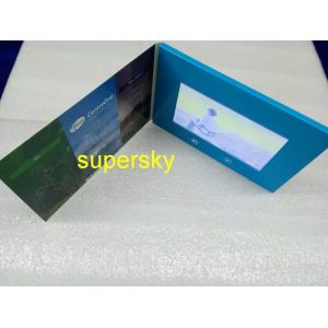 Personalized Invitation Lcd Video Greeting Card Elegant Printed , Button Control