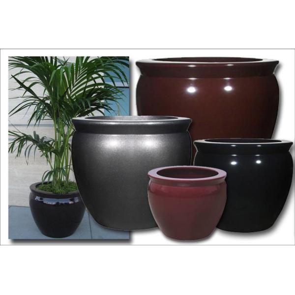 Fiberglass Plant Pot With Variety Of Sizes Fiberglass Flower Planters Matte Finished Customized