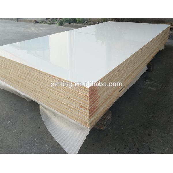 acrylic face pvc foam board in water -proof ,light weight for wardrobe ,sliding doors