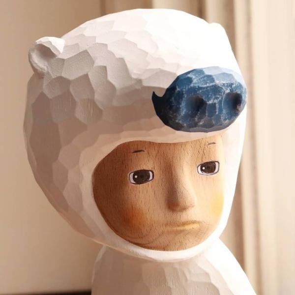 Buy Distinctive Gallery Art Wooden Doll No Breakage Easy Maintenance at wholesale prices