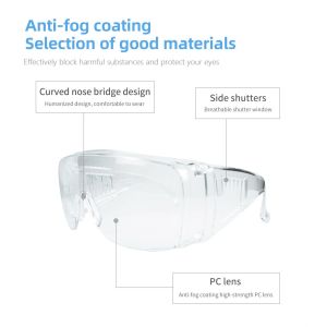 Anti Splash Safety Medical Protective Goggle 38g Breathable