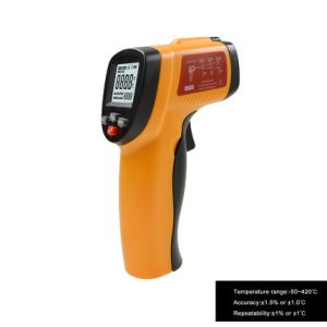 Handheld Infrared Thermometer, Laser Non contact Backlight IR thermometer IR300E