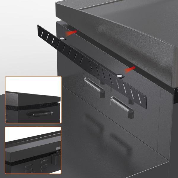 Upgraded Wind Guard for Blackstone Durable Stainless Steel Wind Screens and Side Shelf