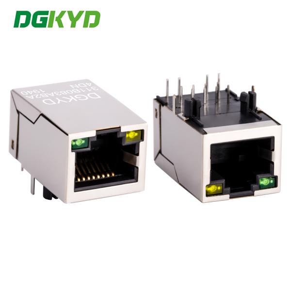 Communication Connection Socket RJ45 With Transformer Integrated Magnetics Jack