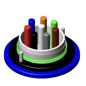 MGXTSV Flame Retardant Duct Fiber Optic Cable Outdoor Underground Mine Single
