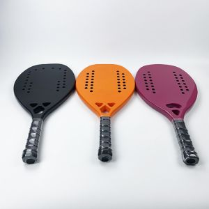 3K Beach Paddle Rackets Carbon Composite EVA Padel Tennis Racket