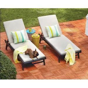 PE Rattan Leisure Chaise Lounge chairs Aluminium Outdoor Garden wicker patio