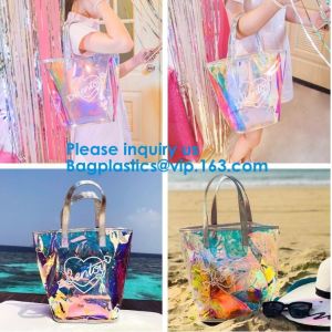 Holographic Makeup Bag Iridescent Cosmetic Bag Hologram Clutch Large Toiletries