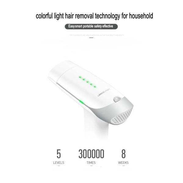 Gold White 300000 Flashes 50 / 60Hz IPL Diode Hair Removal