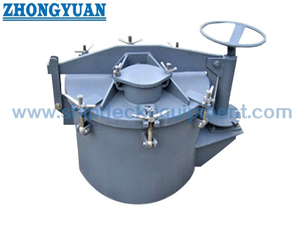 CB/T 282 Type A Round Type Rotary Oil Tank Hatch Cover Marine Outfitting
