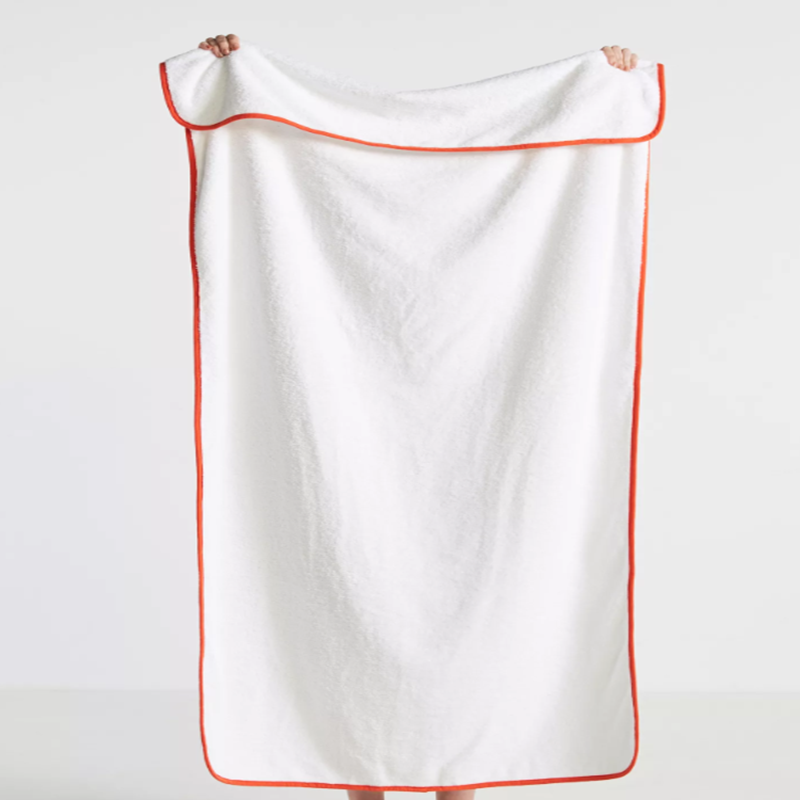 Ultra Absorbent Lightweight Beach Towel with Tropical Print for Pool and Travel