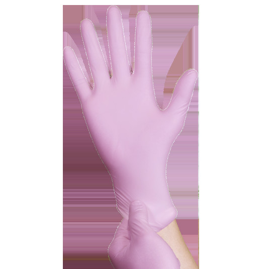 Buy EN455 Disposable Medical Nitrile Gloves L 105mm Width at wholesale prices