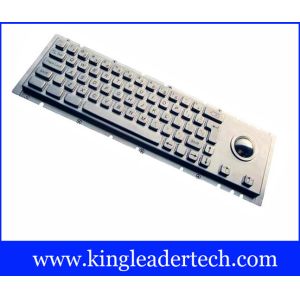 IP65 Cherry Keyswitch Panel Mount Kiosk Mechanical Keyboard With Trackball
