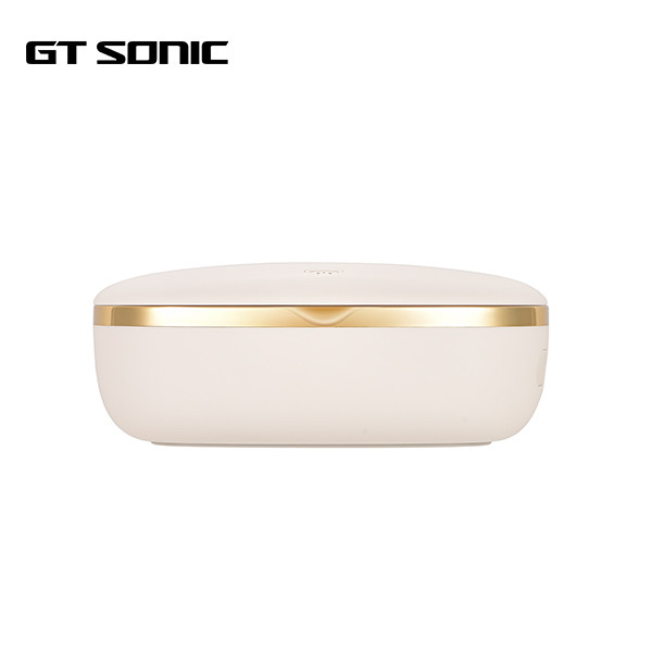 60ml 45KHz Small Ultrasonic Cleaner UV Light Sanitizer For Jewelry Braces Razers