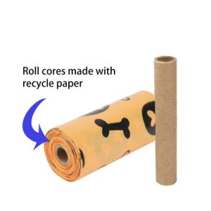 Sustainable Certified Compostable Dog Poop Bags Biodegradable Poly Bags OEM