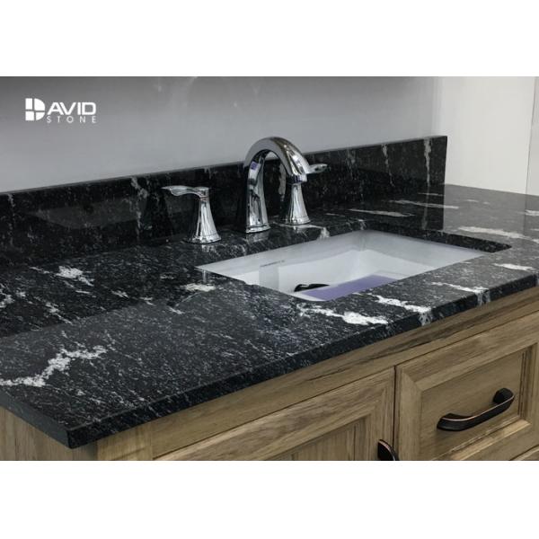 Nero Assoluto Granite Natural Stone Countertops For Kitchen / Bathroom Moisture