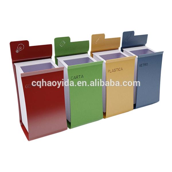 Stainless Steel 1000mm High Multi Compartment Trash Can