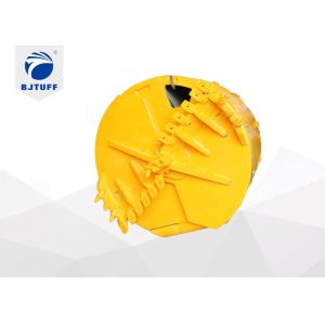 Dia 1000mm 1100kg Straight Clay Drilling Bucket With Revolving Bottom