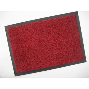 Cotton mat with rubber backing