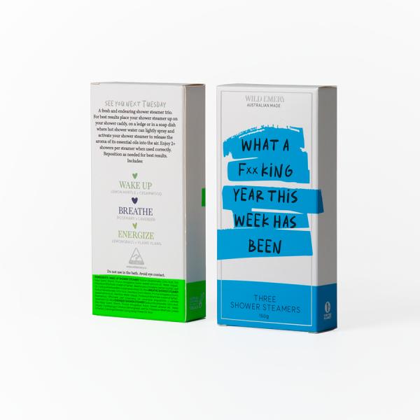 Custom Logo Pink Coated Paper Tuck End Box for Paperboard Shower Steam Packaging