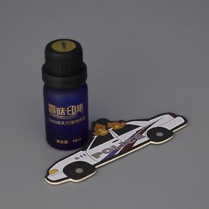 Car Shape Hanging Cotton Paper Air Freshener For Promotion