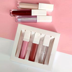 Shimmer Matte Pink Nude Long Lasting Moist Makeup Lip Gloss