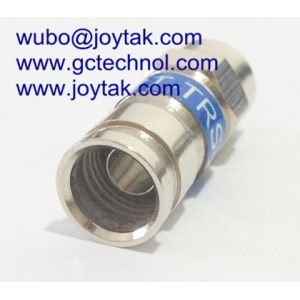 F compression connector PCT TRS 6L with O-Ring RG6 Coaxial Cable