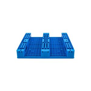 Injection Molding Industrial Plastic Pallet Three Runners Grid Surface Hdpe