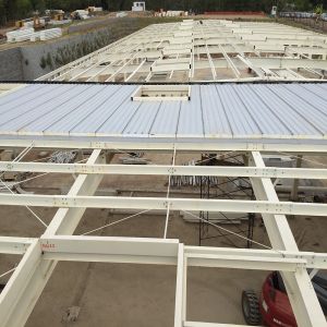 Insulation Steel Structure Warehouse Building With H Section Steel Main Steel