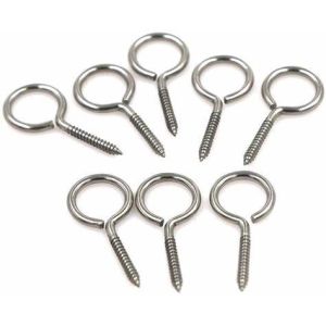 M4 X 50 Eye Screw 304 Stainless Steel Ring Screw Sheep Eye Round Self Tapping