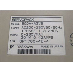 Yaskawa SGDA-A3VS Servo Drives Sigma Series Brand New In Box