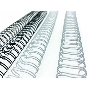 Nylon Coated Steel 1/4" - 1-3/4" Twin Loop Wire O Binding For Notebook