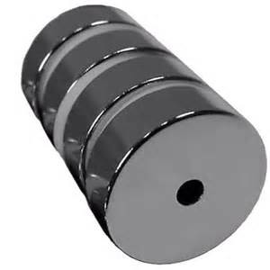 Buy Grade N52, Strong NdFeB Neodymium Magnet Ring, 2" OD x 1" ID x 1/4". at wholesale prices