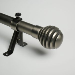 European Style Aluminium Curtain Rod Finials For Windows
