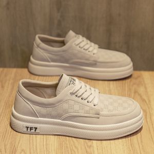 Customize New Style Microfiber Leather Thick-Soled Sneakers Fashionable Casual