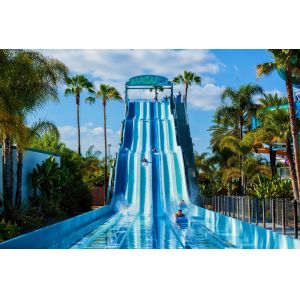 Aqua Park Swimming Pool Custom Games Multiple Fiberglass Water Slide for Adults