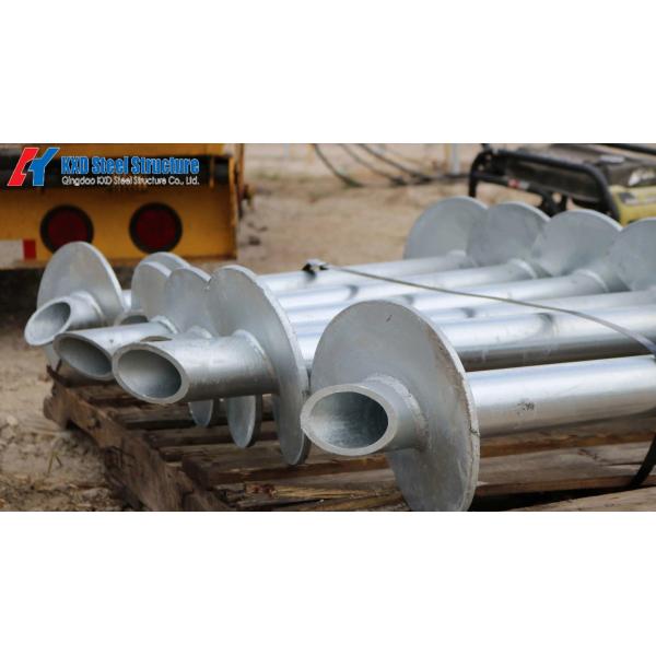 Hot DIP Galvanizing Prefab Steel Pile-ground Bracket with Screw Helical Anchor