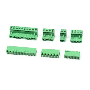 5.08mm Pitch PCB Plug-in Screw Terminal Blocks Plug + Straight Pin Header