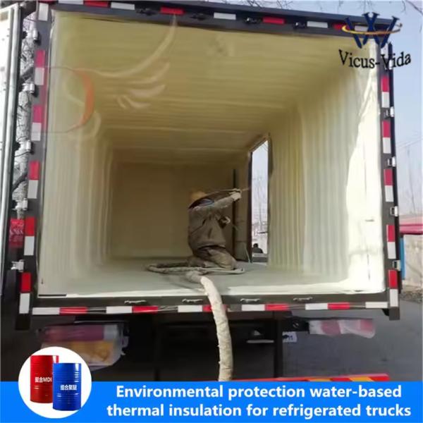 Carbon Chain Polymer Spray Double Component Polyurethane Foam Closed Cell Raw