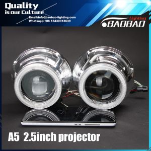 A5 2.5inch 35w 55w bixenon hid projector lens light