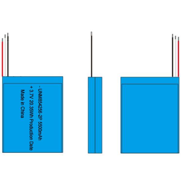 3.7V Li Poly Rechargeable Battery Pack 854256 2P 5500mAh Industrial Equipment Battery