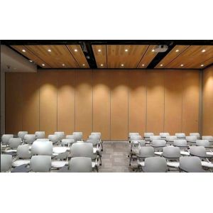 Soundproof Material Sliding Mobile Office Partition Wall Aluminium Components