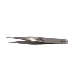 Stainless Steel  ESD Tweezers High Precision 110mm