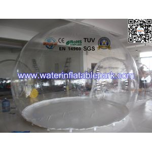 Custom Printed Inflatable Bubble Tent , Waterppol Inflatable Spleeping Tent