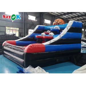 Inflatable Basketball Game 4x4x3mH Tarpaulin Inflatable Sports Games Kids